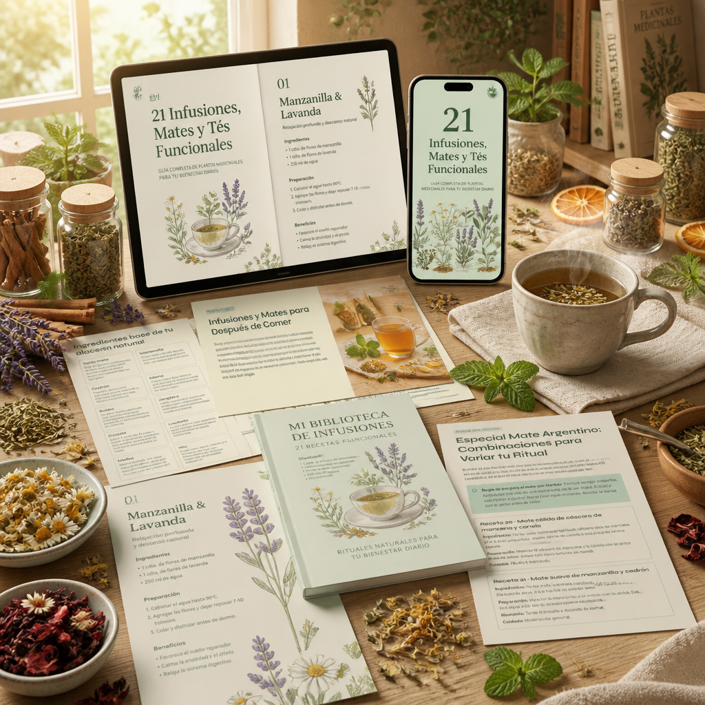 21 Combinaciones de Hierbas para Elevar el Sabor del Mate y del Té